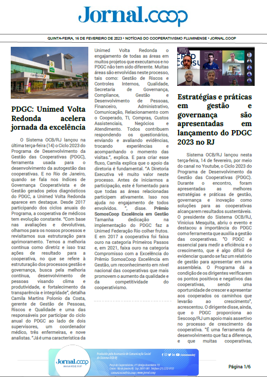 Jornal.Coop – Edição 5 – Ano 1 – 16 de fevereiro de 2023