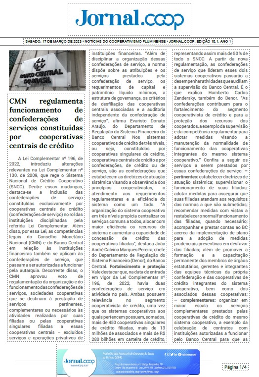 Jornal.Coop – Edição 10.1 – Ano 1 – 17 de março de 2023