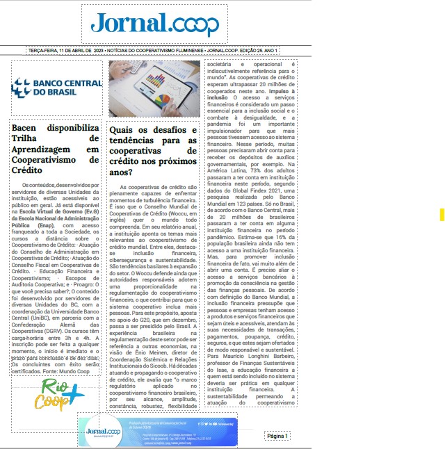 Jornal.Coop – Edição 25 – Ano 1 – 11 de abril de 2023