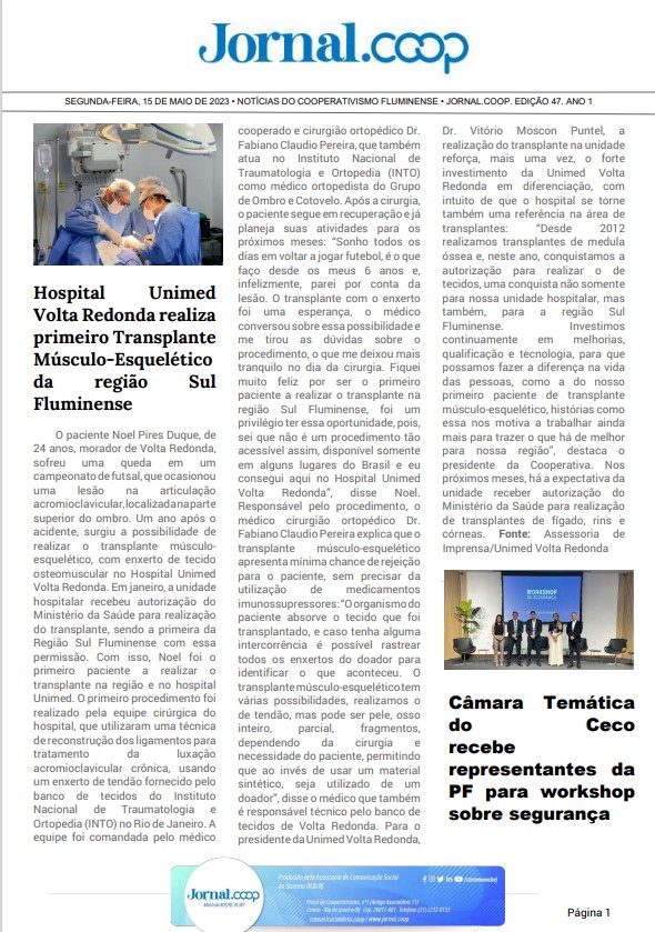 Jornal.Coop – Edição 48 – Ano 1 – 16 de maio de 2023