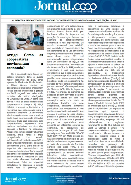 Jornal.Coop – Edição 117– Ano 1 – 24 de agosto de 2023
