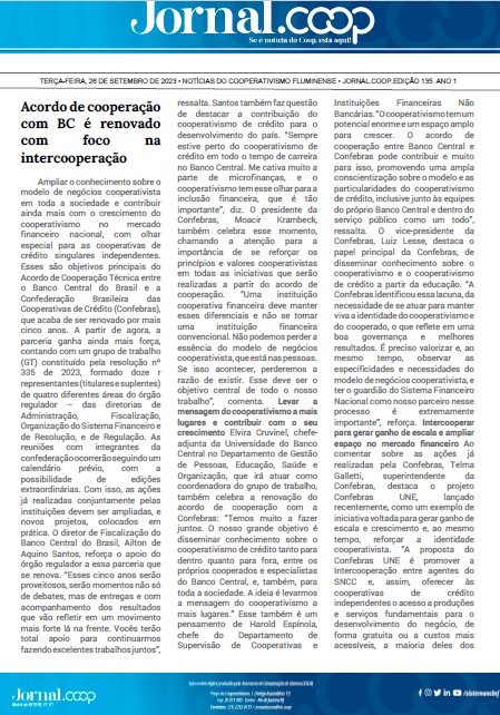 Jornal.Coop – Edição 135– Ano 1 – 26 de setembro de 2023