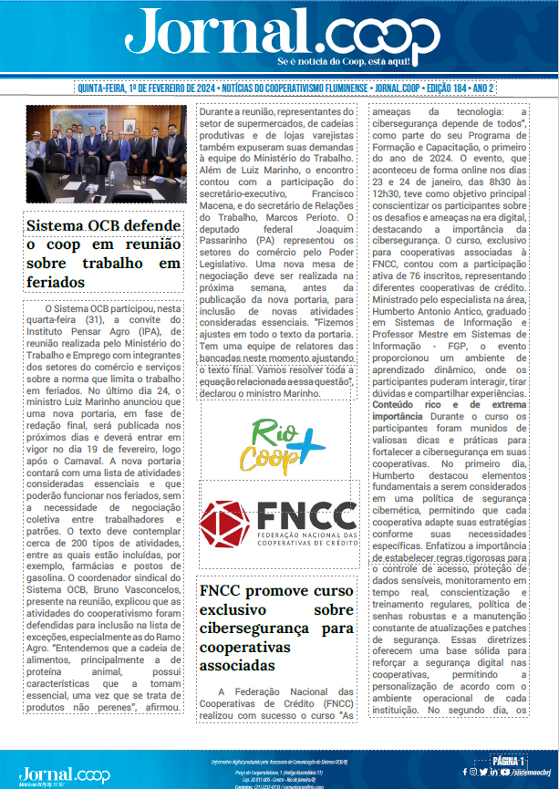 Jornal.Coop – Edição 184 – Ano 2 – 1 de Fevereiro de 2024