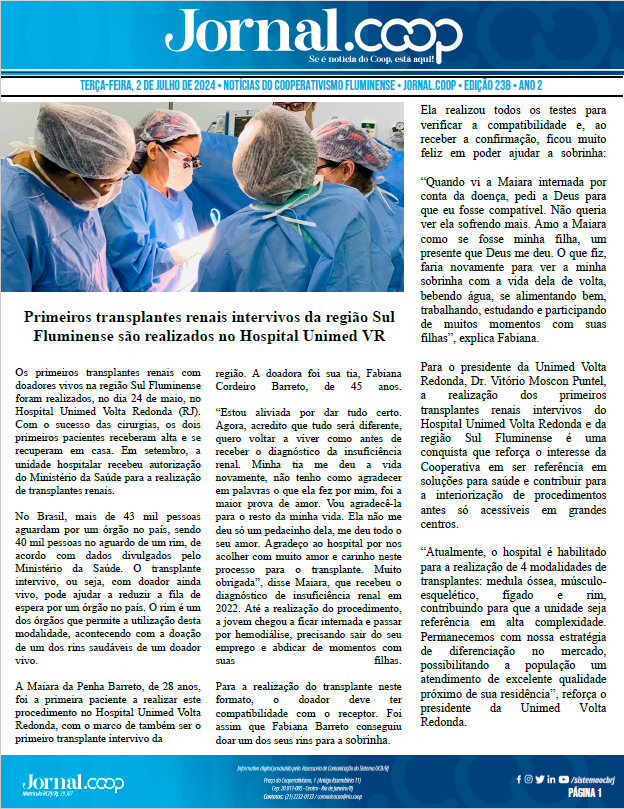 Jornal.Coop – Edição 238 – Ano 2 – 2 de julho de 2024