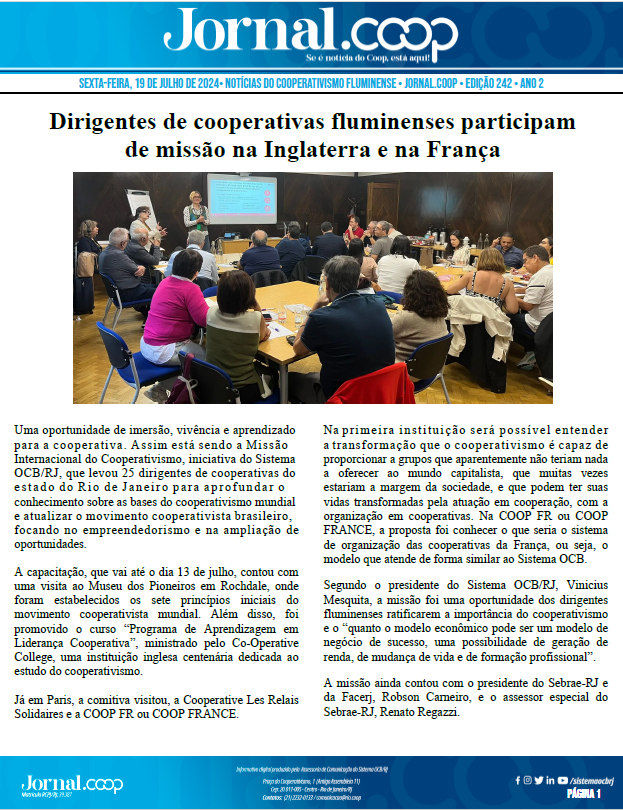Jornal.Coop – Edição 242 – Ano 2 – 19 de julho de 2024