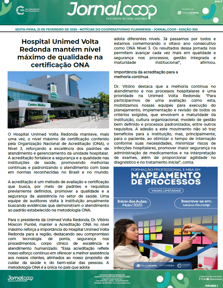 Jornal.Coop – Edição 300 – Ano 3 – 21 de Fevereiro de 2025