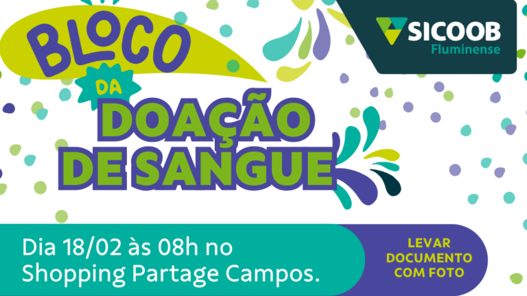 Sicoob Fluminense promove nova Campanha de Doação de Sangue