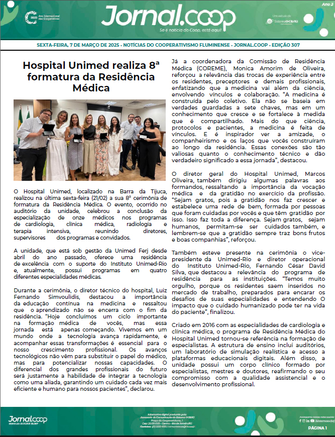 Jornal.Coop – Edição 307 – Ano 3 – 7 de março de 2025