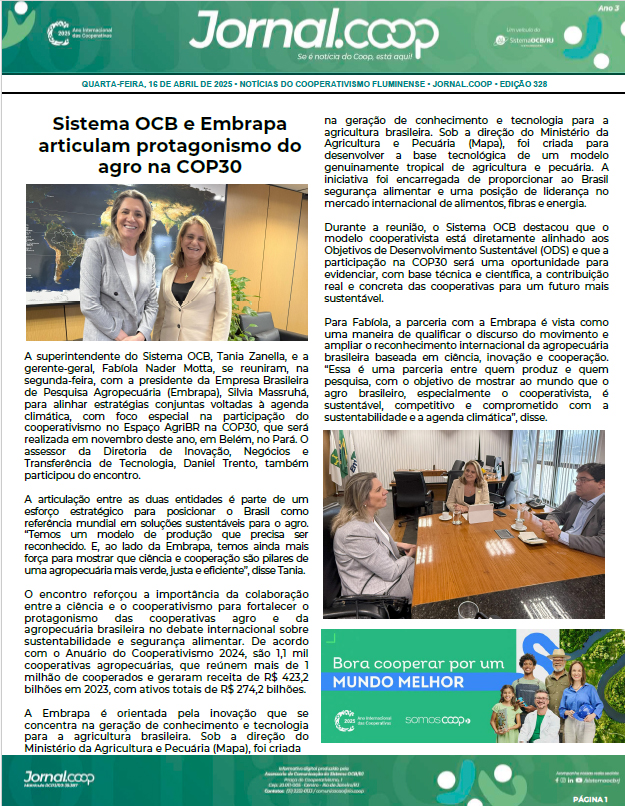 Jornal.Coop – Edição 328 – Ano 3 – 16 de Abril de 2025