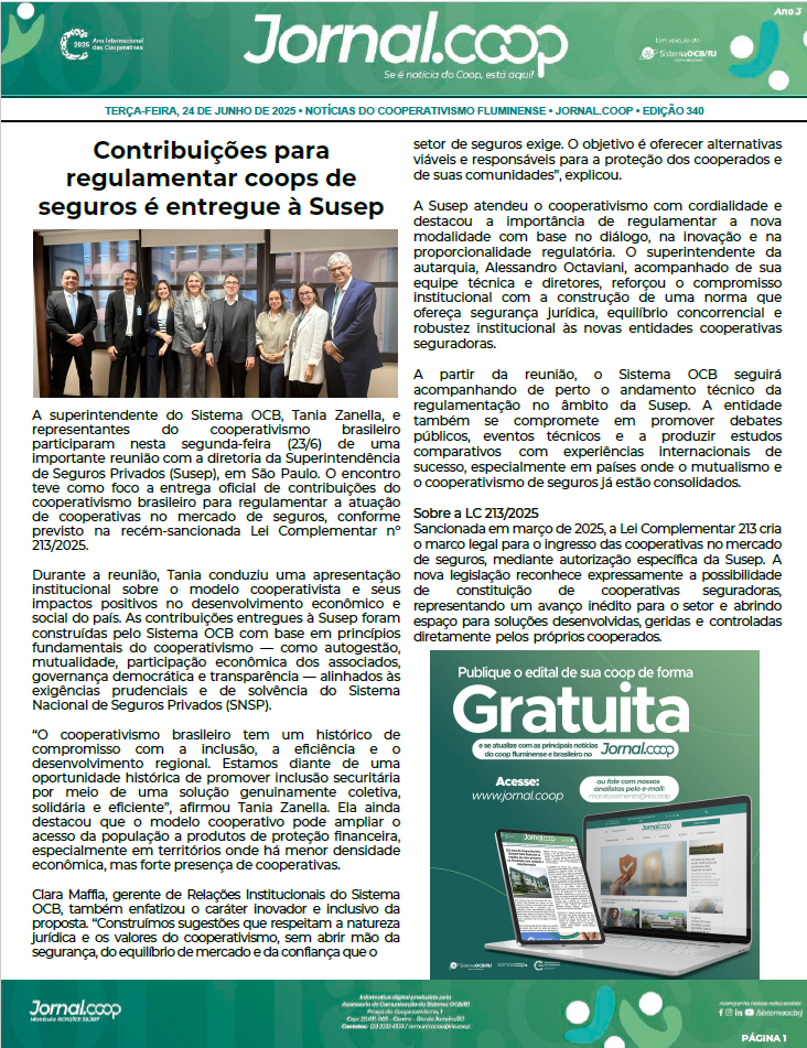 Jornal.Coop – Edição 340 – Ano 3 – 24 de Junho de 2025