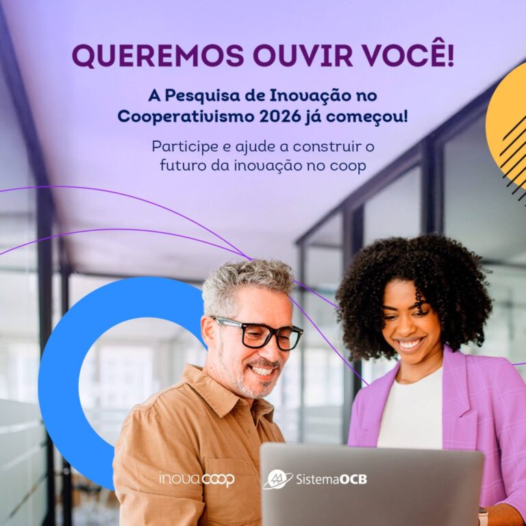 Participe da Pesquisa Nacional sobre Inovação no Cooperativismo