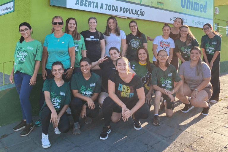 Unimed Lençóis Paulista – Colaboradores da Unimed participam de ação em celebração ao Dia da Saúde