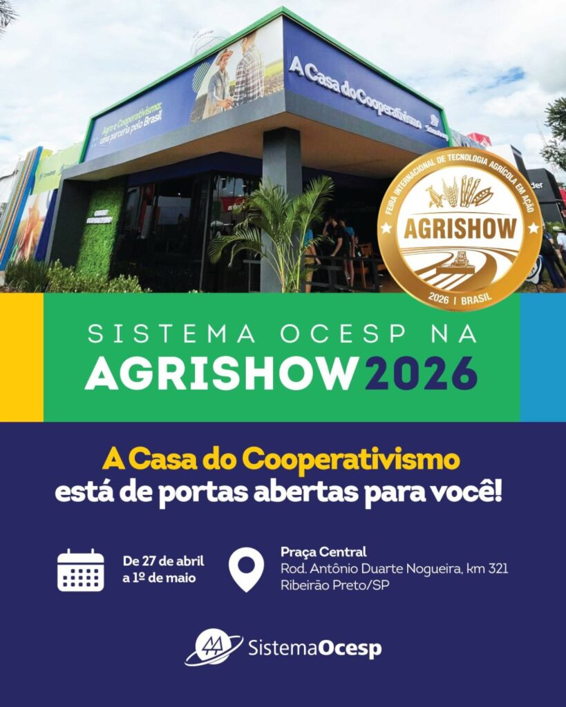 Cooperativismo é destaque na AgriSHOW    2026