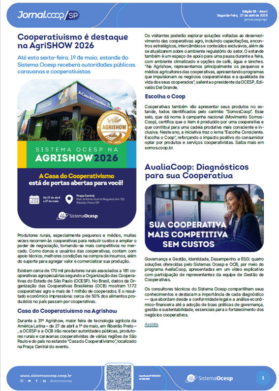 Edição 025 – Ano 1 – SP – 27 de abril de 2026