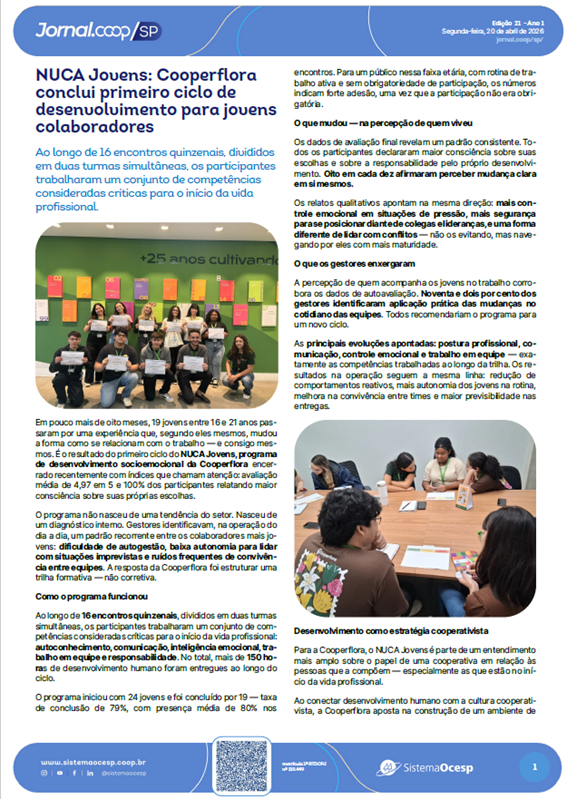 Edição 021 – Ano 1 – SP – 20 de abril de 2026