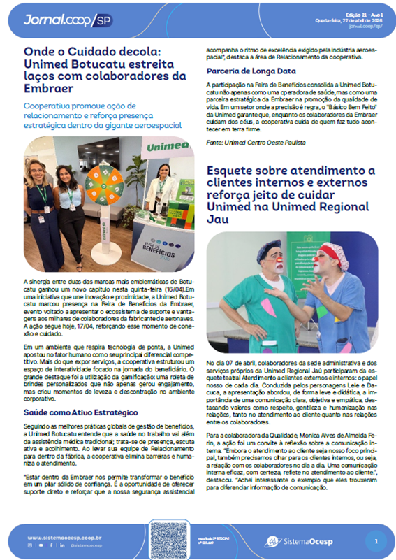 Edição 022 – Ano 1 – SP – 22 de abril de 2026