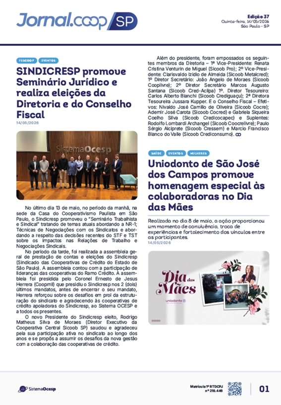Edição 037 – Ano 1 – SP – 14 de maio de 2026