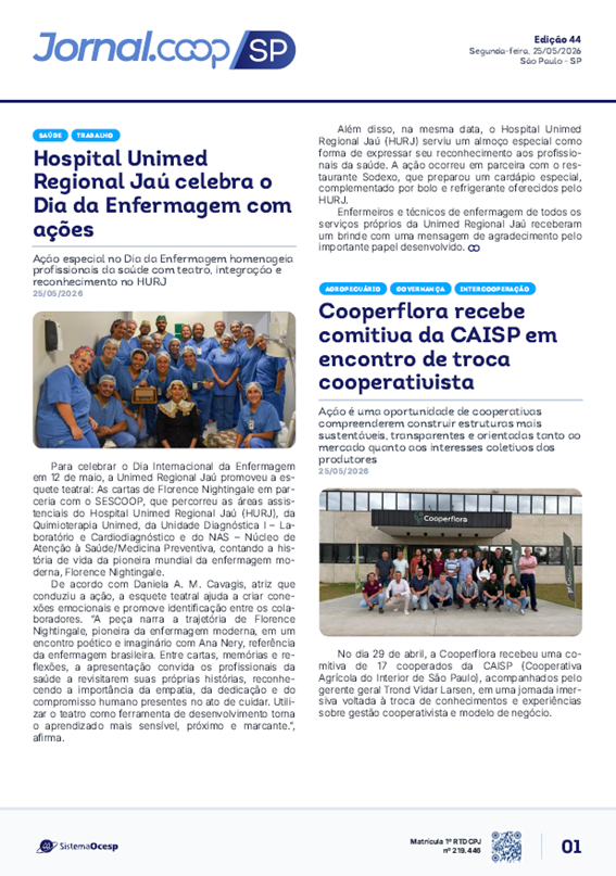 Edição 044 – Ano 1 – SP – 25 de maio de 2026