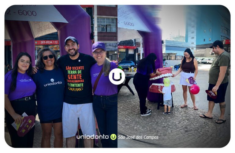Uniodonto São José dos Campos participa da Rua da FelizCidade e reforça a importância da saúde bucal