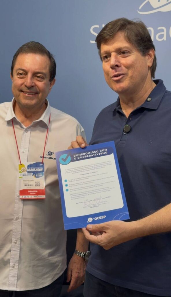 Deputado federal Baleia Rossi firma compromisso com o cooperativismo durante a AgriSHOW   2026