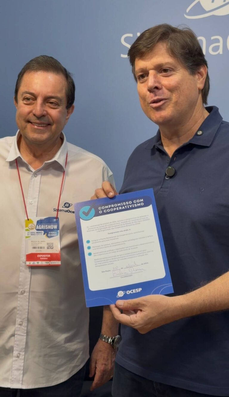 Deputado federal Baleia Rossi firma compromisso com o cooperativismo durante a AgriSHOW   2026