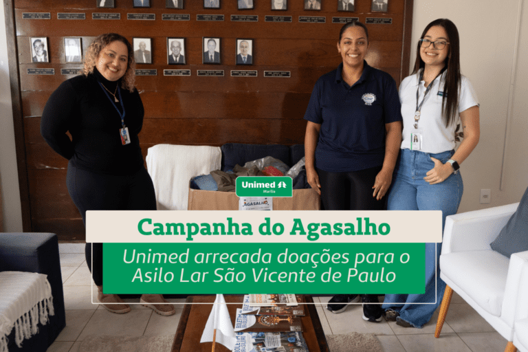 Campanha do Agasalho Unimed Marilia arrecada doações para o Asilo Lar São Vicente de Paulo