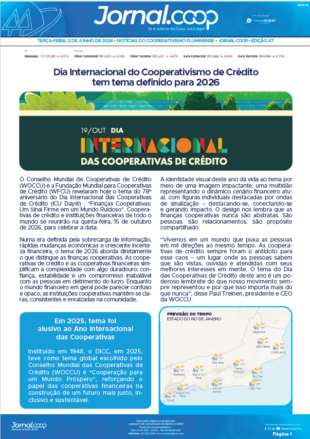 Jornal.Coop RJ – Edição 472 – Ano 4 – 2 de junho de 2026