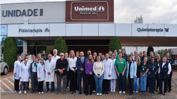 Organização Nacional de Acreditação  ONA certifica Unidade II  Fisioterapia e Quimioterapia da Unimed Regional Jaú