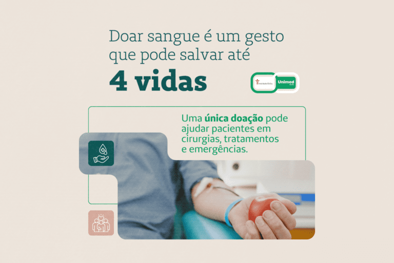 Unimed Marilia – Doar sangue é doar vida: um gesto simples que pode salvar até quatro pessoas