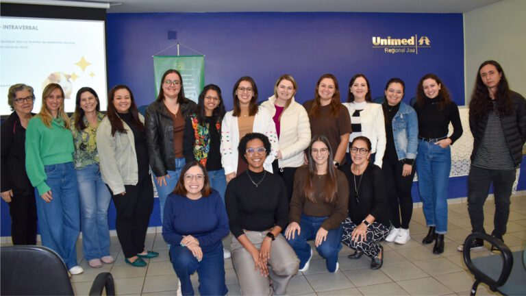 Colaboradoras das Policlínicas da Unimed Regional Jaú participam do curso “conhecendo o vb-mapp”