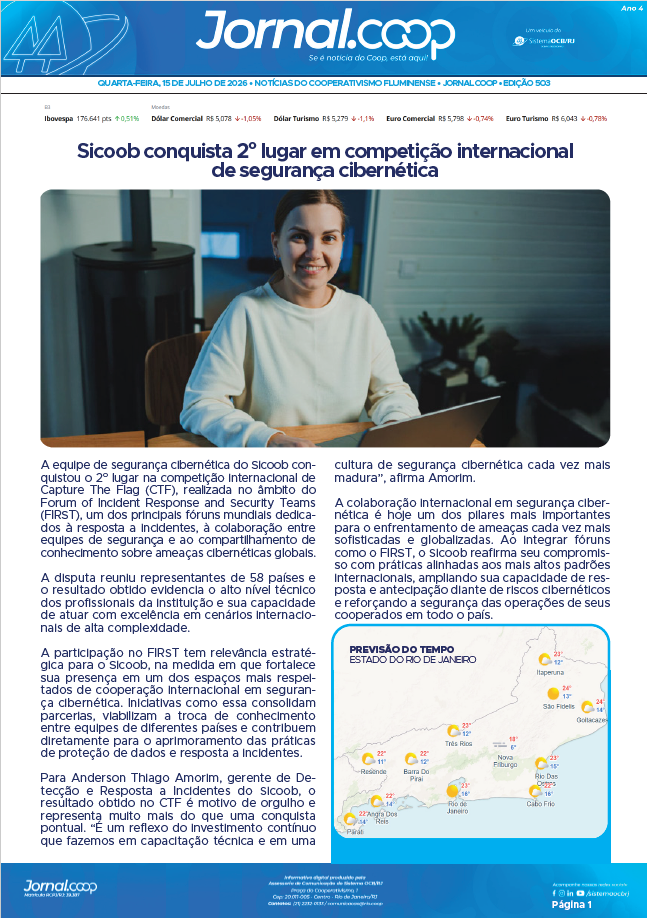 Jornal.Coop RJ – Edição 503 – Ano 4 – 15 de julho de 2026