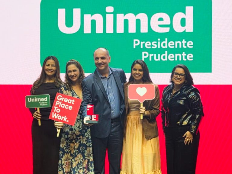Unimed Presidente Prudente é destaque no prêmio GPTW Saúde 2026