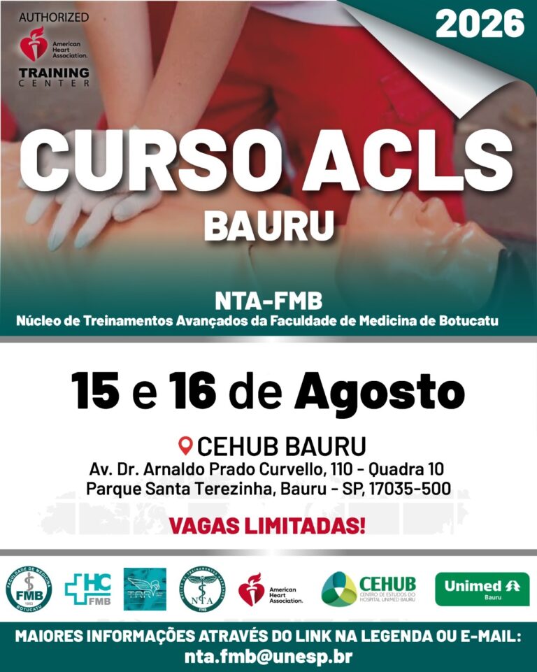 CEHUB recebe curso internacional de suporte avançado de vida cardiovascular em Bauru