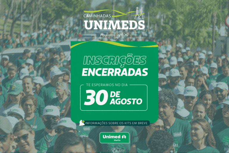 Unimed Marilia – Caminhada Unimed Paulista 2026 bate recorde de inscrições e convida toda a comunidade para um dia de saúde e bem-estar