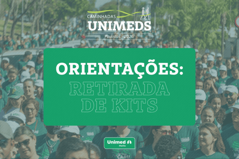 Caminhada Unimed Marília: confira as orientações para retirada dos kits