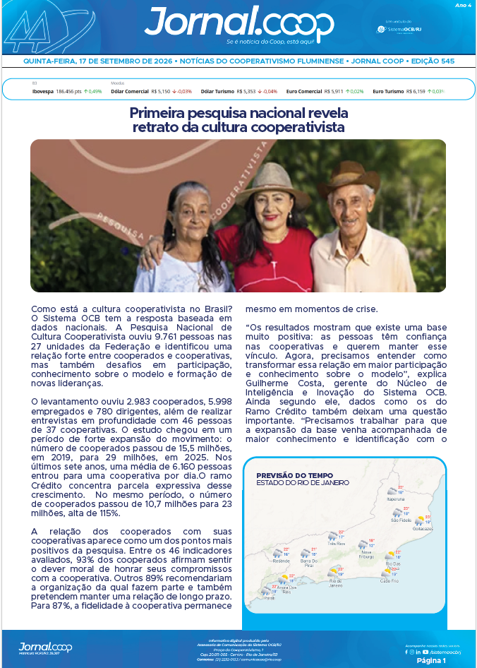 Jornal.Coop RJ – Edição 545 – Ano 4 – 17 de setembro de 2026