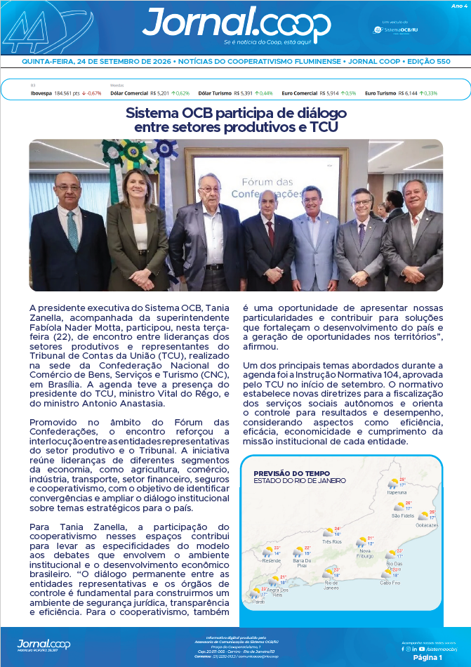 Jornal.Coop RJ – Edição 550 – Ano 4 – 24 de setembro de 2026