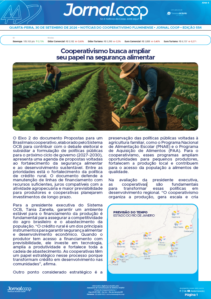 Jornal.Coop RJ – Edição 554 – Ano 4 – 30 de setembro de 2026