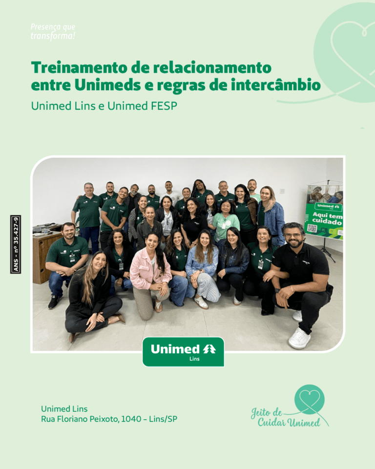 Unimed Lins recebe equipe de Relacionamento com Unimeds da Unimed FESP para alinhamento estratégico e aprimoramento de processos