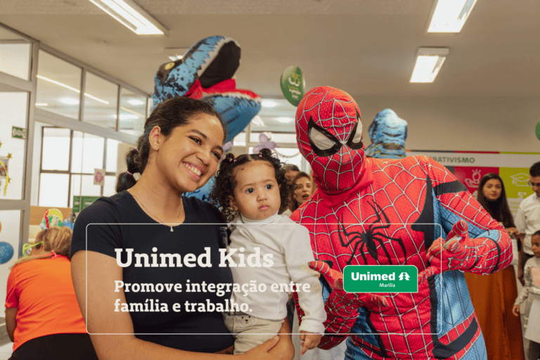 Unimed Marilia Kids promove integração entre família e trabalho